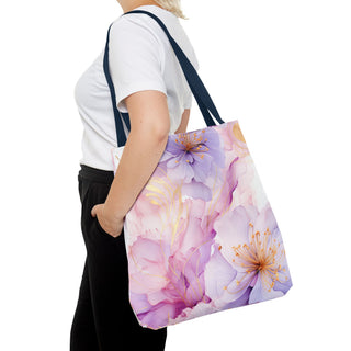 Pastel Purple Blossom Tote Bag