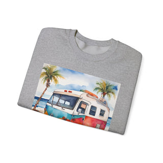 Retro Beach Van Camping Sweatshirt