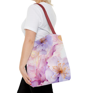 Pastel Purple Blossom Tote Bag