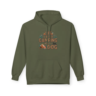 Life Is Better Camping With My Dog Hoodie