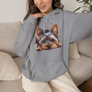Pouting Puppy Yorkshire Terrier Hoodie