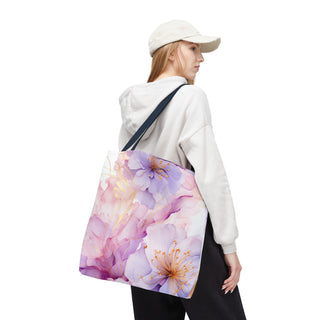 Pastel Purple Blossom Tote Bag