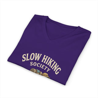 Slow Hiking Society V-Neck T-Shirt