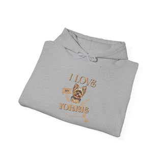 I Love Yorkies Hoodie Sweatshirt