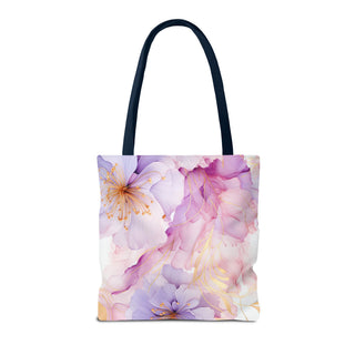 Pastel Purple Blossom Tote Bag