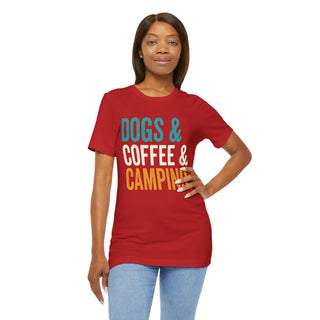 Dogs & Coffee & Camping T-Shirt