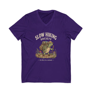 Slow Hiking Society V-Neck T-Shirt