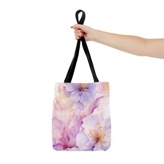 Pastel Purple Blossom Tote Bag