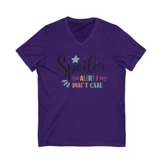 Spoiler Alert! I Don't Care V-Neck T-Shirt