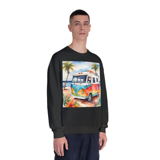 Vintage VW Camper Beach Crewneck Sweatshirt