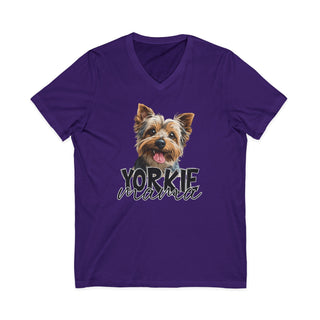 Yorkie Mama V-Neck T-Shirt