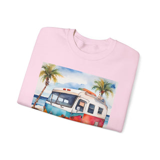 Retro Beach Van Camping Sweatshirt