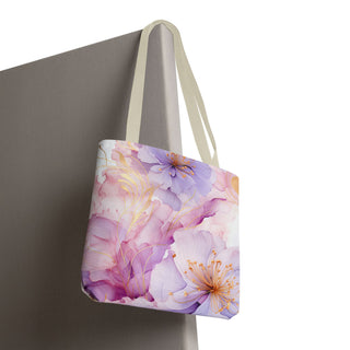 Pastel Purple Blossom Tote Bag