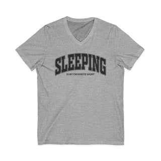 Sleeping Is My Favorite Sport V-Neck T-Shirt