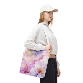 Pastel Purple Blossom Tote Bag
