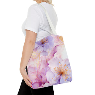Pastel Purple Blossom Tote Bag