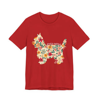 Floral Yorkie Mama T-Shirt