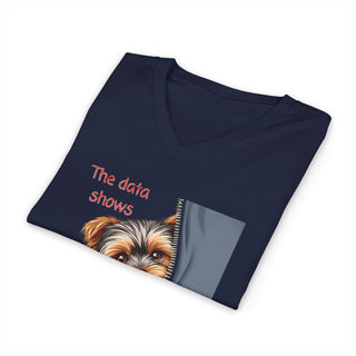 Data Shows I'm Adorable Shirt V-Neck T-Shirt