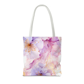 Pastel Purple Blossom Tote Bag