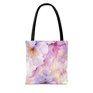 Pastel Purple Blossom Tote Bag