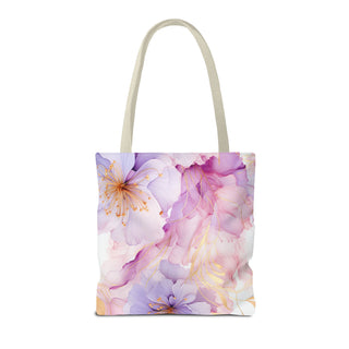 Pastel Purple Blossom Tote Bag