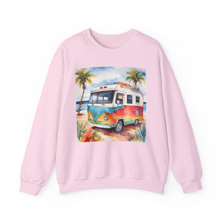 Retro Beach Van Camping Sweatshirt