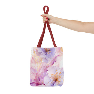 Pastel Purple Blossom Tote Bag