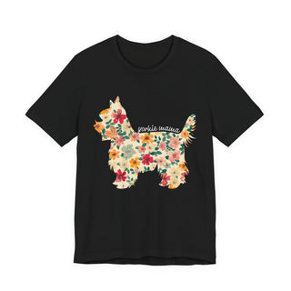 Floral Yorkie Mama T-Shirt