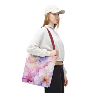 Pastel Purple Blossom Tote Bag