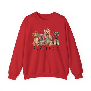 Fur-iends Dog Hoodie sweatshirt with cozy crewneck and dog motif for pet lovers