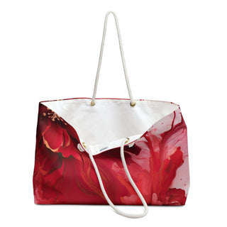 Classic Red Weekender Bag