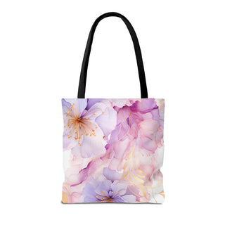 Pastel Purple Blossom Tote Bag