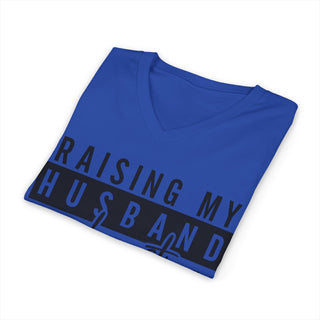 Raising My Husband Is Exhausting V-Neck T-Shirt