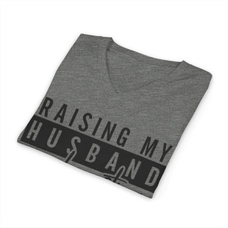 Raising My Husband Is Exhausting V-Neck T-Shirt