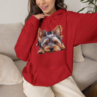 Pouting Puppy Yorkshire Terrier Hoodie