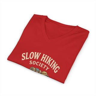 Slow Hiking Society V-Neck T-Shirt