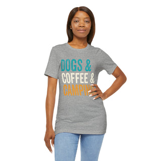 Dogs & Coffee & Camping T-Shirt