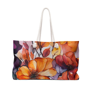 Watercolor Weekender Bag