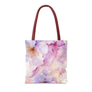 Pastel Purple Blossom Tote Bag