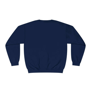 Soft crewneck sweatshirt with Yorkshire Terrier illustration and humorous text, available in sizes S to 3XL.