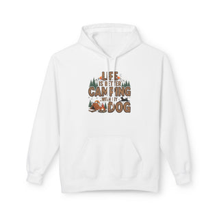 Life Is Better Camping With My Dog Hoodie