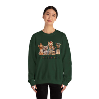Fur-iends Dog Hoodie sweatshirt with cozy crewneck and dog motif in various sizes table