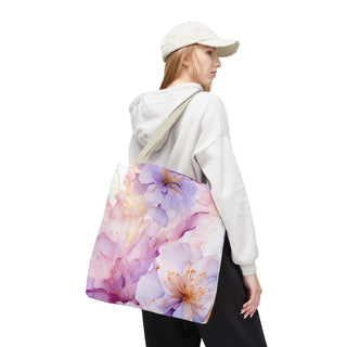 Pastel Purple Blossom Tote Bag
