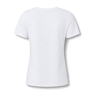 Floral Yorkie Mom V Neck T-Shirt