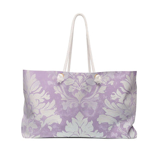 Violet Damask Weekender Bag