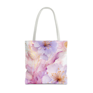 Pastel Purple Blossom Tote Bag
