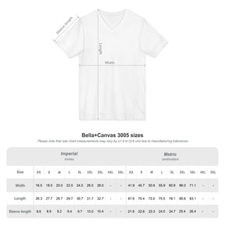 I'm Here I'm Awake Don't Push It V-Neck T-Shirt