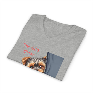 Data Shows I'm Adorable Shirt V-Neck T-Shirt