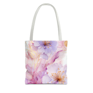 Pastel Purple Blossom Tote Bag