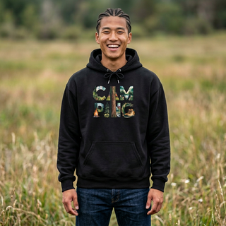 CAMPING Hoodie XL / Black
